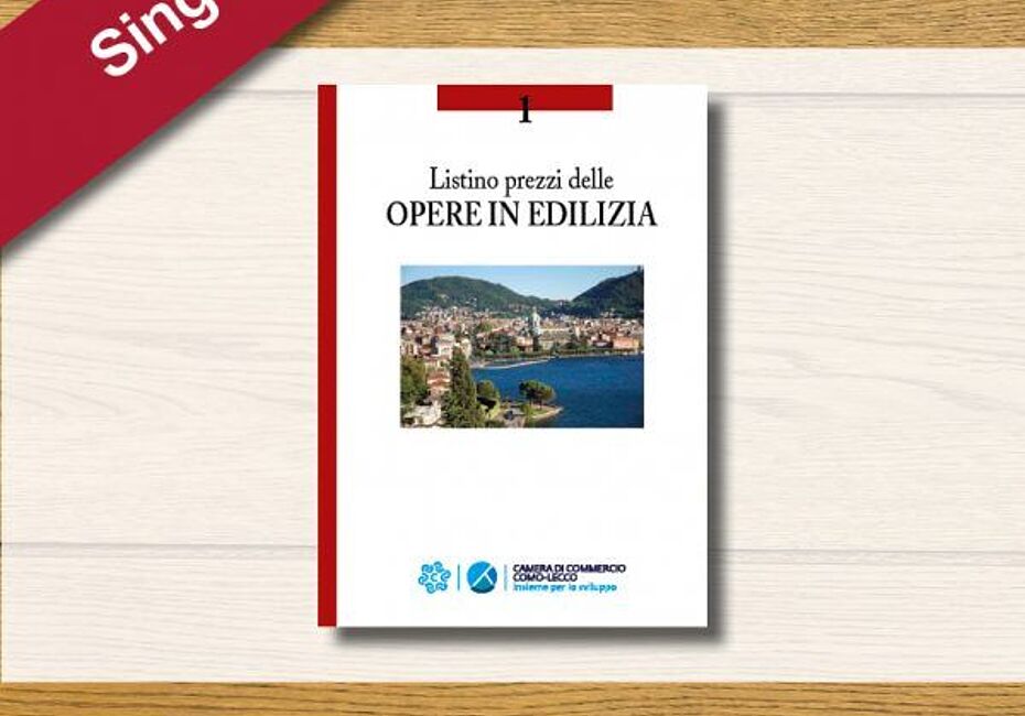 Piuprezzi | Infocamere - Opere Edili Como-Lecco – Volume Cartaceo – Dicembre 2024