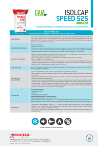 scheda tecnica isolcap speed 525 cam