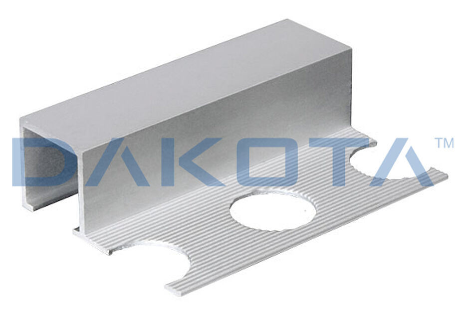 Dakota Group - Dakota - PROFILO ALLUMINIO TERMINALE SATINATO DA 11,0 A 13,0 MM